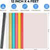 imageHTVRONT Heat Transfer Vinyl Roll 12quot x 4FT Turquoise HTV Vinyl for TShirts Turquoise Iron on Vinyl for All Cutting Machines  Easy to Cut ampamp Weed for HTV Heat Transfer Vinyl Design TurquoiseNeon Pink