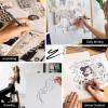 imageHTVRONT Micro Pens Fineliner Drawing Pens  13 Pack Artist Pens Fine Liners Sketch Pens Set  1HB Pencil ampamp 12 Sizes Black Waterproof Archival Ink Pens for Artists Drawing Anime Christmas Art Supplies