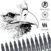 imageHTVRONT Micro Pens Fineliner Drawing Pens  13 Pack Artist Pens Fine Liners Sketch Pens Set  1HB Pencil ampamp 12 Sizes Black Waterproof Archival Ink Pens for Artists Drawing Anime Christmas Art Supplies