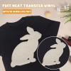 imageHTVRONT Neon Heat Transfer Vinyl  12 Pack HTV with 11 Assorted Colors and 1 Teflon Sheet Compatible with Cricut Cutting Machine ampamp Silhouette Cameo  12x10inSkintone Puff