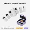 imageHTVRONT Phone Case Heat Press Machine  Phone Case Auto Heat Press with 3D Vacuum Heat Precise Temperature Heat Press for Sublimation Phone Cases Badges Coasters etc Compatible with iPhoneLavender Purple