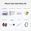 imageHTVRONT Phone Case Heat Press Machine  Phone Case Auto Heat Press with 3D Vacuum Heat Precise Temperature Heat Press for Sublimation Phone Cases Badges Coasters etc Compatible with iPhoneLavender Purple