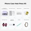 imageHTVRONT Phone Case Heat Press Machine  Phone Case Auto Heat Press with 3D Vacuum Heat Precise Temperature Heat Press for Sublimation Phone Cases Badges Coasters etc Compatible with iPhoneLavender Purple