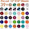 imageHTVRONT Pink HTV Heat Transfer Vinyl Bundle 11 Pack 12quot x 10quot Iron on Vinyl for TShirt Heat Transfer Vinyl for Silhouette Cameo or Heat Press MachineMulticolored