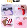 imageHTVRONT Pink HTV Heat Transfer Vinyl Bundle 11 Pack 12quot x 10quot Iron on Vinyl for TShirt Heat Transfer Vinyl for Silhouette Cameo or Heat Press MachineRed