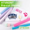 imageHTVRONT Pink Heat Transfer Vinyl  13 Sheets Hot Pink HTV Vinyl in 12 Assorted Colors Red Iron on Vinyl for Cricut ampamp Cameo  Easy to Cut ampamp WeedGreen