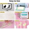 imageHTVRONT Pink Heat Transfer Vinyl  13 Sheets Hot Pink HTV Vinyl in 12 Assorted Colors Red Iron on Vinyl for Cricut ampamp Cameo  Easy to Cut ampamp WeedMulticolor