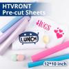 imageHTVRONT Pink Heat Transfer Vinyl  13 Sheets Hot Pink HTV Vinyl in 12 Assorted Colors Red Iron on Vinyl for Cricut ampamp Cameo  Easy to Cut ampamp WeedBlue