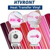 imageHTVRONT Pink Heat Transfer Vinyl  13 Sheets Hot Pink HTV Vinyl in 12 Assorted Colors Red Iron on Vinyl for Cricut ampamp Cameo  Easy to Cut ampamp WeedPink