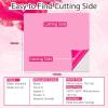 imageHTVRONT Pink Heat Transfer Vinyl  13 Sheets Hot Pink HTV Vinyl in 12 Assorted Colors Red Iron on Vinyl for Cricut ampamp Cameo  Easy to Cut ampamp WeedPink
