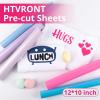 imageHTVRONT Pink Heat Transfer Vinyl  13 Sheets Hot Pink HTV Vinyl in 12 Assorted Colors Red Iron on Vinyl for Cricut ampamp Cameo  Easy to Cut ampamp WeedPink