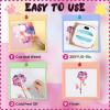 imageHTVRONT Pink Heat Transfer Vinyl  13 Sheets Hot Pink HTV Vinyl in 12 Assorted Colors Red Iron on Vinyl for Cricut ampamp Cameo  Easy to Cut ampamp WeedSplatter HTV