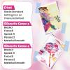 imageHTVRONT Pink Heat Transfer Vinyl  13 Sheets Hot Pink HTV Vinyl in 12 Assorted Colors Red Iron on Vinyl for Cricut ampamp Cameo  Easy to Cut ampamp WeedSplatter HTV