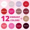 imageHTVRONT Pink Heat Transfer Vinyl  13 Sheets Hot Pink HTV Vinyl in 12 Assorted Colors Red Iron on Vinyl for Cricut ampamp Cameo  Easy to Cut ampamp WeedPink