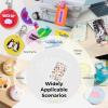 imageHTVRONT Printable Sublimation Heat Transfer Film for Phone Case Heat Press10 Pack 3D Sublimation Film Sheets for Phone Cases Mugs85quot x 11quot Sublimation Transfer Paper for Badge Keychains20 Pack