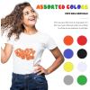 imageHTVRONT Puff Vinyl Heat Transfer  9Pcs Pastel Puff HTV Vinyl in 4 Assorted Candy Colors3D Puff Heat Transfer Vinyl for TShirts12quotx10quot Puff Iron on Vinyl Compatible with Cricut Cutting MachineMulticolored