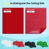 imageHTVRONT Puff Vinyl Heat Transfer  9Pcs Pastel Puff HTV Vinyl in 4 Assorted Candy Colors3D Puff Heat Transfer Vinyl for TShirts12quotx10quot Puff Iron on Vinyl Compatible with Cricut Cutting MachineRed