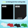 imageHTVRONT Puff Vinyl Heat Transfer  9Pcs Pastel Puff HTV Vinyl in 4 Assorted Candy Colors3D Puff Heat Transfer Vinyl for TShirts12quotx10quot Puff Iron on Vinyl Compatible with Cricut Cutting MachineBlack