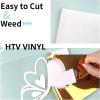 imageHTVRONT Rainbow White Glitter HTV Vinyl Roll12quot x 6 FT White Glitter Heat Transfer Vinyl Bundle White Glitter Iron on Vinyl for All Cutting MachinesBluePurple