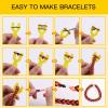 imageHTVRONT Rubber Band Bracelet Kit  23 Colors Loom Bracelet Making Kit for Kids Durable Loom Bands Kit for Beginners Girls Boys Birthday Parties Creativity Gift Art Craft Kit Loom Bracelet Kit