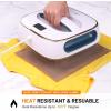 imageHTVRONT Teflon Sheets for Heat Press  12quot x 8 FT Non Stick PTFE Teflon Sheets Reusable Teflon Paper Roll Heat Resistant Teflon Mat