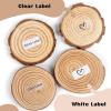imageHTVRONT Thermal Label Stickers  D30 Label Tape Label Maker Tape Sticker Labels for Phomemo D30 Label Printer Replacement for Office ampamp Home D30 Labels 3 Rolls 15x30mm 235 TapesRoll ClearA White Label Stickers 3 Rolls