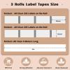 imageHTVRONT Thermal Label Stickers  D30 Label Tape Label Maker Tape Sticker Labels for Phomemo D30 Label Printer Replacement for Office ampamp Home D30 Labels 3 Rolls 15x30mm 235 TapesRoll ClearB Clear Label Stickers 3 Rolls