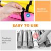 imageHTVRONT Vinyl Storage Organizer ampamp 13Pack MultiColors Permanent Adhesive Vinyl Rolls