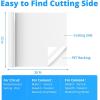 imageHTVRONT White Permanent Vinyl 12quot x 30 FT  Permanent Vinyl for Cricut Machine Self Adhesive Vinyl Roll Stickers for Decorations Gifts Mugs Craft and Sign Cutters Matte WhiteMatte White