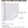 imageHTVRONT White ampamp Black Permanent Vinyl Rolls 12quot x 40 FT Glossy Water Resistant Ideal for Cricut Silhouette Signs Scrapbooking Home Decor