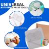 imagePremium Bundle HTVRONT Automatic Heat Press 2  HTVRONT Heat Press Accessories Kit Heat Press Machine for T Shirts with Adjustable Pressure ampamp Higher Heating Height Heats Up Fast and Evenly