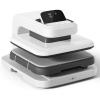 imageHTVRONT Auto Heat Press 2  Heat Press Machine for T Shirts with Adjustable Pressure ampamp Higher Heating Height Heats Up Fast ampamp Evenly Heat Press 15x15 for HTV Sublimation Heat Transfer ProjectsDaisy White