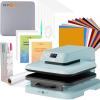 imageHTVRONT Auto Heat Press Machine for T Shirts  15x15 ampamp 52 Pcs Heat Press Accessories ampamp 12quot x 20ft White Heat Transfer Vinyl