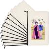imageHTVRONT Blank Canvas Makeup Bags 10 Pack Sublimation Blanks Cosmetic Bags DIY Heat Transfer Canvas Pen Case Pencil Bags Beige MultiPurpose Travel Toiletry Zipper Bags 10pcs 83  5 Inch