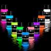 imageHTVRONT Glow in the Dark Paint 60ml Neon Paint 9 Colors Acrylic Glow Paints UV Activated Fluorescent pigment for Art Project Indoor Rock Wood Fabric Kids Easter Decorations 2oz