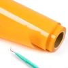 imageHTVRONT Gold HTV Heat Transfer Vinyl  12quot x 25ft Gold Vinyl for Shirts  Easy to Cut ampamp Weed Iron on VinylLight Orange