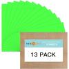 imageHTVRONT HTV Heat Transfer Vinyl 13 Pack HTV Vinyl Sheets 12quot x 10quot Iron on Vinyl for T Shirts 10 Assorted Premium Colors Heat Transfer Vinyl for All Cutting MachinesNeon Green