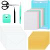 imageHTVRONT Insert Cards Bundle Compatible with Cricut Joy  Card Making Kit Include Insert Cards Folded Cardstock Envelope Card Mat and Weeding Tools Suitable for Holiday Birthday Valentine