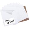imageHTVRONT Pink HTV Heat Transfer Vinyl Bundle 11 Pack 12quot x 10quot Iron on Vinyl for TShirt Heat Transfer Vinyl for Silhouette Cameo or Heat Press MachineWhite