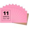 imageHTVRONT Pink HTV Heat Transfer Vinyl Bundle 11 Pack 12quot x 10quot Iron on Vinyl for TShirt Heat Transfer Vinyl for Silhouette Cameo or Heat Press MachineBaby Pink