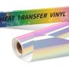 imageHTVRONT Rainbow White Glitter HTV Vinyl Roll12quot x 6 FT White Glitter Heat Transfer Vinyl Bundle White Glitter Iron on Vinyl for All Cutting MachinesWhite