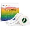 imageHTVRONT Thermal Label Stickers  D30 Label Tape Label Maker Tape Sticker Labels for Phomemo D30 Label Printer Replacement for Office ampamp Home D30 Labels 3 Rolls 15x30mm 235 TapesRoll ClearA White Label Stickers 3 Rolls