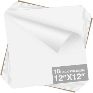 imageHTV Heat Transfer Vinyl Bundle  36 Pack Iron on Vinyl for T Shirts 12quotx10quot Vinyl Sheets 28 Assorted Colors for DIY Fabrics TShirts Easy to Cut ampamp Weed for Heat Vinyl Designwhite