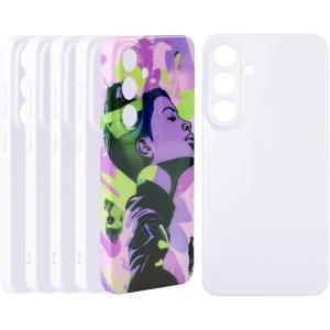imageHTVRONT 6PCS Sublimation Phone Case Blanks Bulk Compatible with iPhone 15 Glossy Sublimation Customize Phone Case Hard Cell Phone Coated Basic Cases Sublimation Blanks Custom Phone Cover ShockproofGalaxy S24