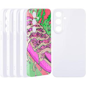 imageHTVRONT 6PCS Sublimation Phone Case Blanks Bulk Compatible with iPhone 15 Glossy Sublimation Customize Phone Case Hard Cell Phone Coated Basic Cases Sublimation Blanks Custom Phone Cover ShockproofGalaxy S25