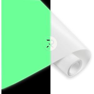 imageHTVRONT Cow Print HTV Vinyl  12quot x 8ft Cow Printed Animal Pattern Iron on Vinyl for Cricut ampamp Silhouette Cameo Cow Printed Heat Transfer Vinyl for Shirts  Easy to Cut ampamp Weed for Heat Vinyl DesignALuminous Green