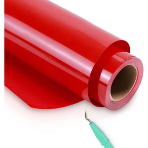 imageHTVRONT Gold HTV Heat Transfer Vinyl  12quot x 25ft Gold Vinyl for Shirts  Easy to Cut ampamp Weed Iron on VinylRed