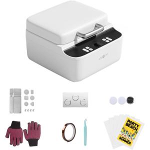 imageHTVRONT H17 Phone Cases Heat Press  Automatic Vacuum Heat Press Machine for Phone Cases Sublimation Press for Custom Phone Case Badges Coasters Includes Film ampamp Fixture Compatible with iPhoneCompatible with Android