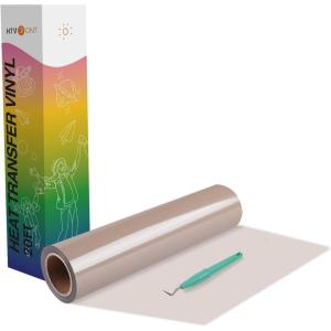 imageHTVRONT HTV Heat Transfer Vinyl12 x 3FT Turquoise HTV Vinyl Roll for TShirts Iron on Vinyl for All Cutting Machines ampamp Heat Press Machine Easy to Cut ampamp Weed Vinyl Heat Transfer TurquoiseCKhaki