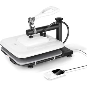 imageHTVRONT Heat Press Machine for T Shirts  15x15 Swing Away Shirt Press Machine  Professional Heat Press for Sublimation Vinyl Heat Transfer Projects Heats Up Fast ampamp Distribute Heat Evenly White